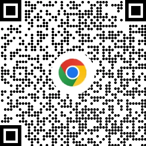 คิวอาร์โค้ดสำหรับดาวน์โหลดเบราว์เซอร์ Chrome ในอุปกรณ์เคลื่อนที่