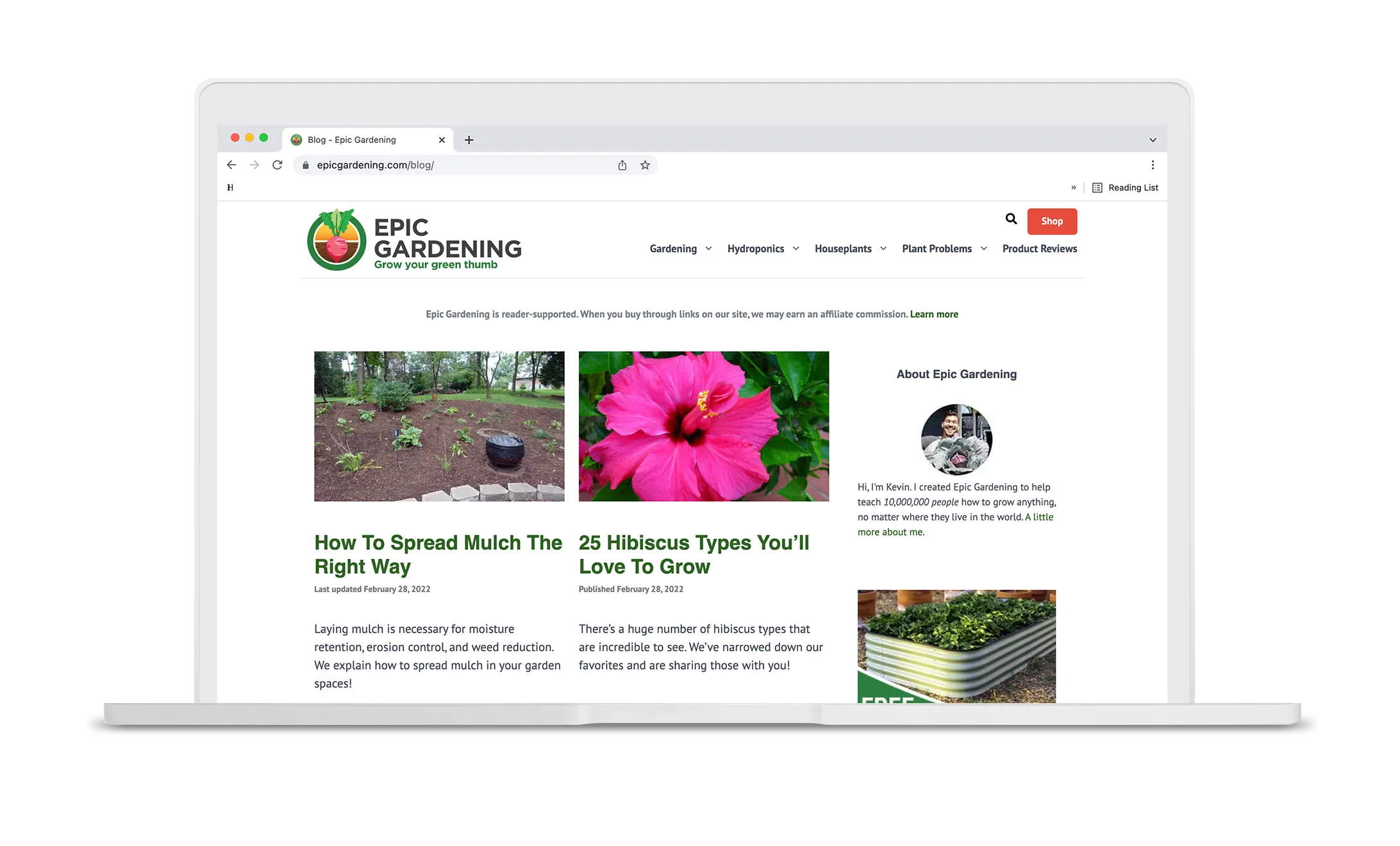 Epic Gardening Google for Publishers