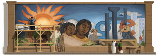 Diego Rivera's 125th Birthday. Courtesy of Banco de México Diego Rivera Frida Kahlo Museums Trust / Artists Rights Society (ARS)