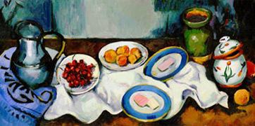 พอล เซซานน์ (Paul Cézanne) (19 มกราคม พ.ศ. 2382 - 22 ตุลาคม พ.ศ. 2449) จิตรกรสมัยศิลปะอิมเพรสชั่นนิสม์ตอนหลัง ของประเทศฝรั่งเศส ในคริสต์ศตวรรษที่ 19 มีความเชี่ยวชาญทางการเขียนภาพสีน้ำมัน